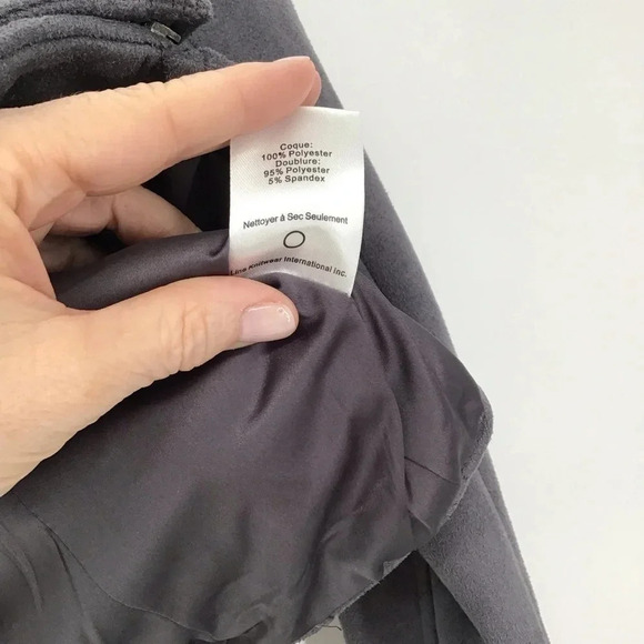 John + Jenn Women’s Moto Jacket Faux Suede Gunmetal Gromet Detail Casual Size XS - Picture 10 of 10